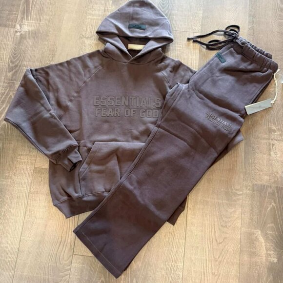 Fear of God Other - Essentials Fear of God Plum SS23 Hoodie & Sweatpants Set Size XL Brand New